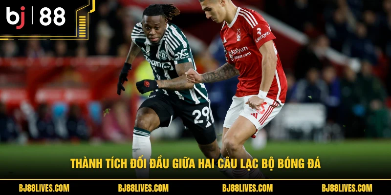 Thành tích đối đầu giữa hai câu lạc bộ bóng đá